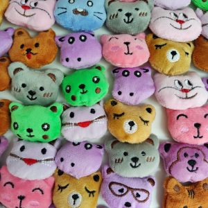 Mini knuffeltjes 20st (geen vingerpop)
